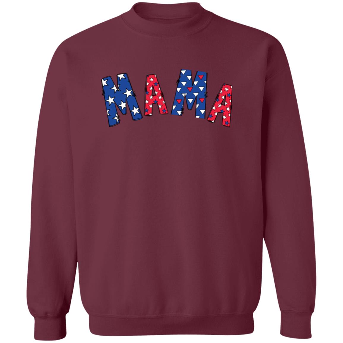 Patriotic MAMA | High Quality Sweatshirt | 14 Colors to Choose From