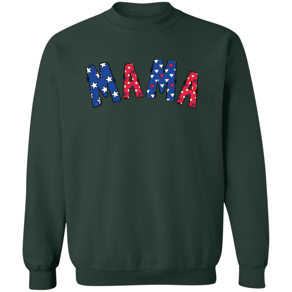 Patriotic MAMA | High Quality Sweatshirt | 14 Colors to Choose From