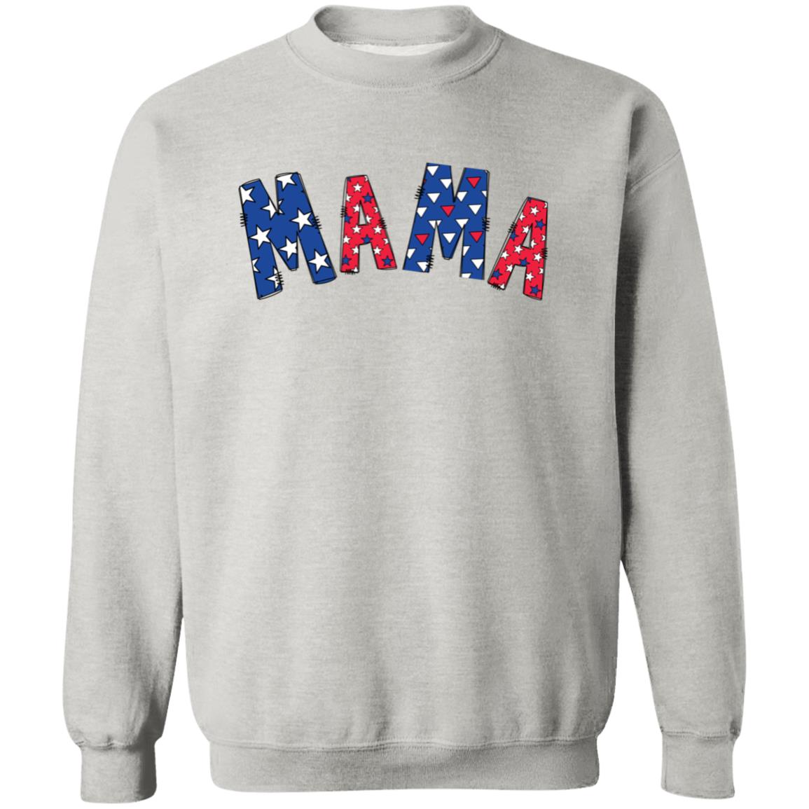 Patriotic MAMA | High Quality Sweatshirt | 14 Colors to Choose From