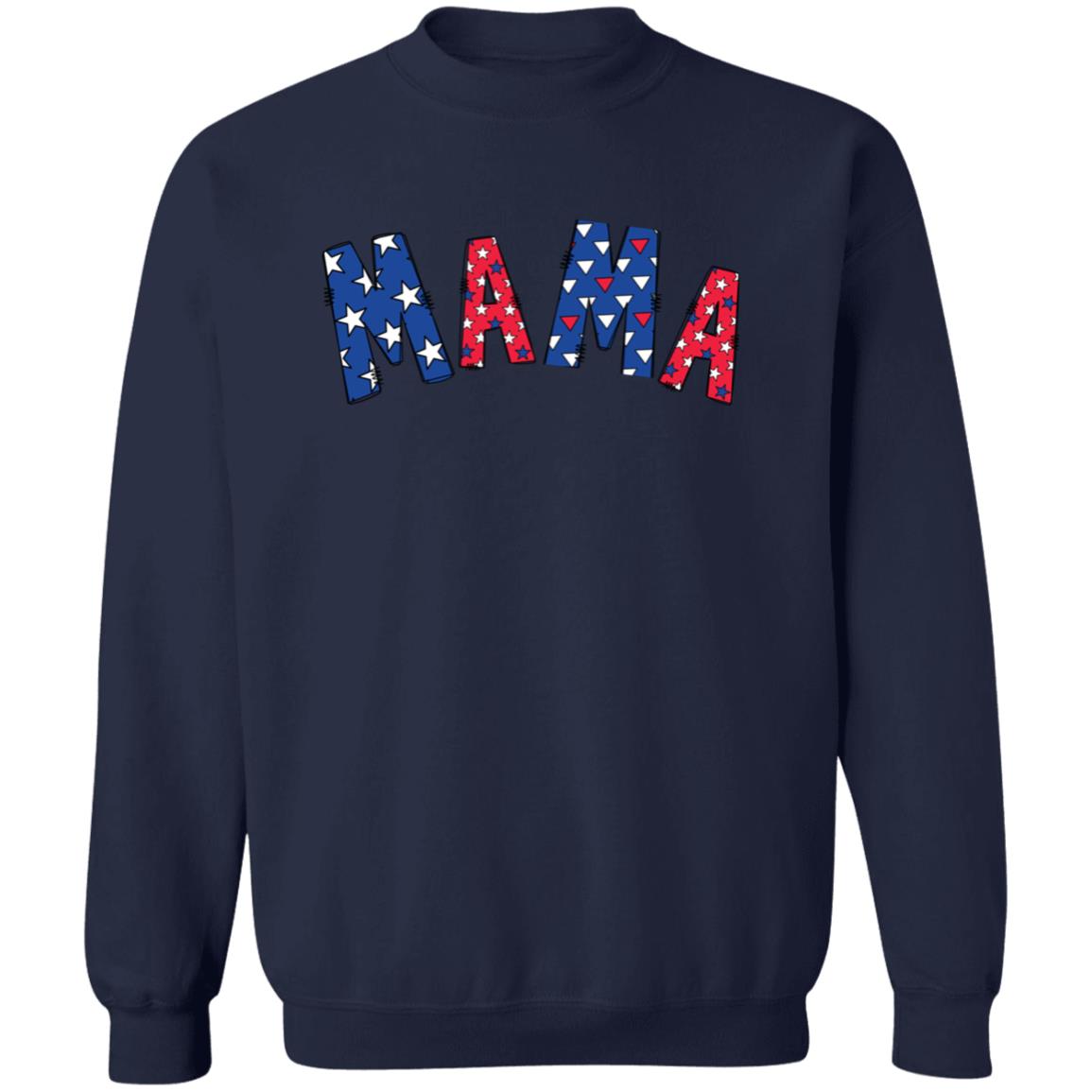 Patriotic MAMA | High Quality Sweatshirt | 14 Colors to Choose From