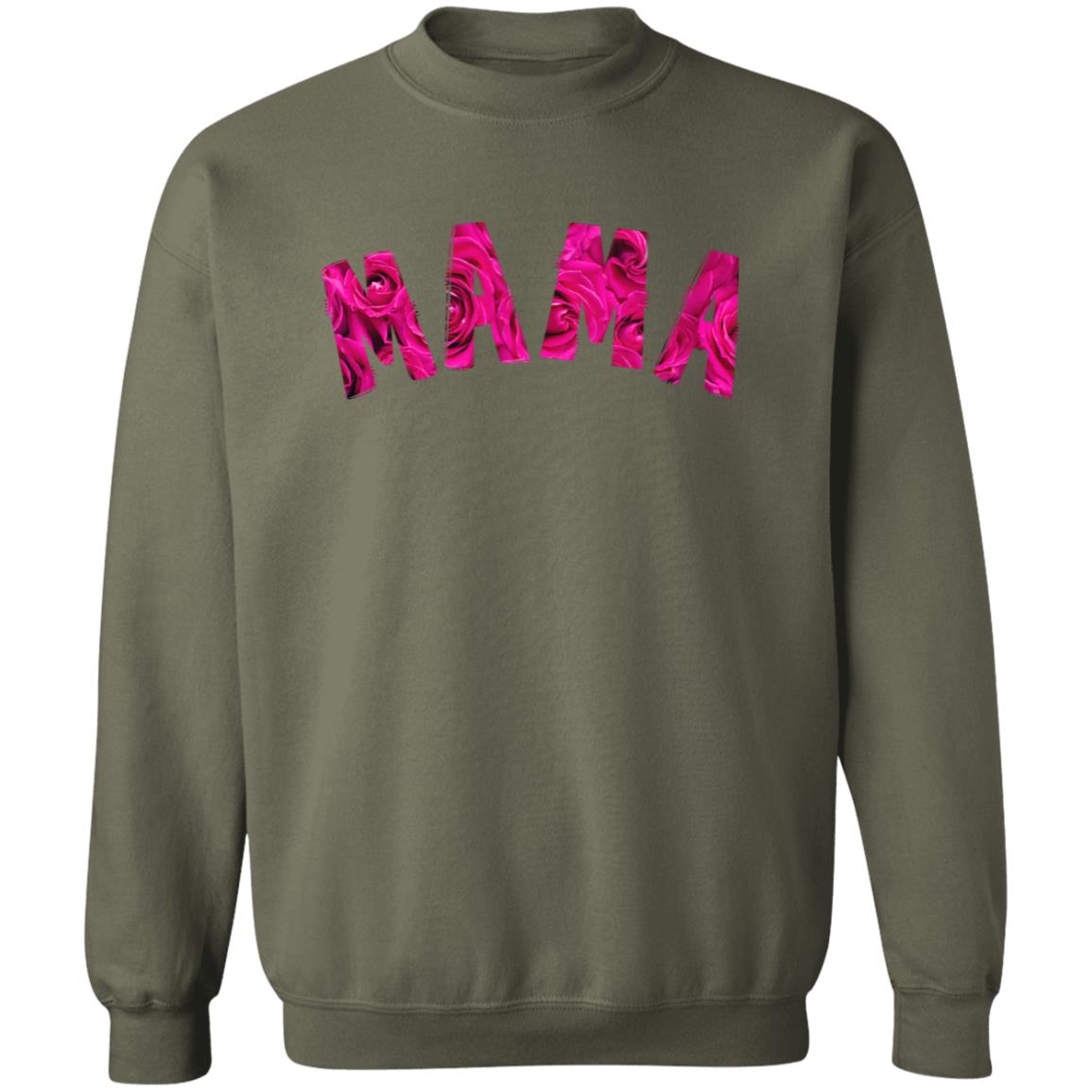 MAMA - Pink Rose | High Quality Sweatshirt | 12 Colors to Choose From
