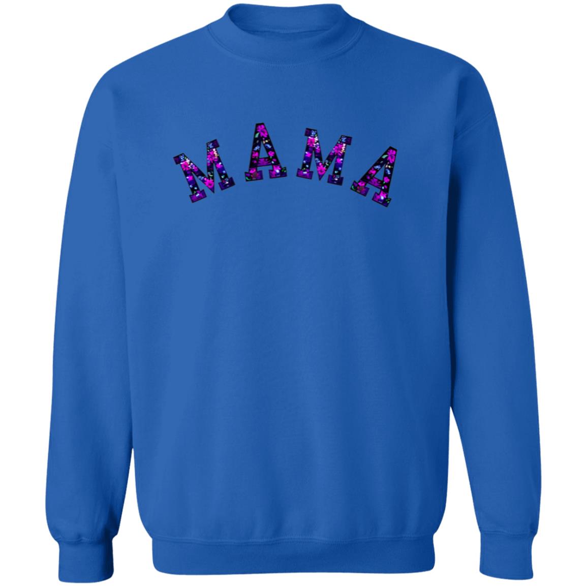 MAMA | Black and Purple Floral Sweatshirt