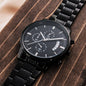 Dad | In Your Arms | Black Metal Chronograph Watch