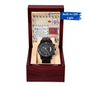 Girlfriend's Dad | Have Her Back | Black Metal Chronograph Watch