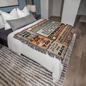 To My Daughter | 50x60 Heirloom Blanket | Rustic Wood Plank