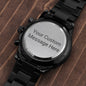 Men's Customizable Engraved Chronograph Watch