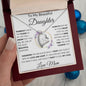 To My Beautiful Daughter | "I Filled it With My Love and Light" Love Mom | Forever Love Necklace