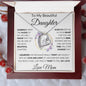 To My Beautiful Daughter | "I Filled it With My Love and Light" Love Mom | Forever Love Necklace
