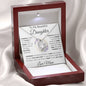 To My Beautiful Daughter | "I Filled it With My Love and Light" Love Mom | Forever Love Necklace