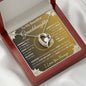 To My Beautiful Granddaughter | My Love and Light... Lilies on Gold | Forever Love Necklace