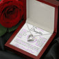 To My Precious Daughter | Forever Love Necklace (Heart Centerpiece) | Love Mom and Dad