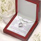 To My Precious Daughter | Forever Love Necklace with Heart Shaped Centerpiece | Love Mom