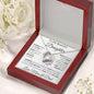 To My Beautiful Daughter | "I Filled It With My Love And Light" Love Mom & Dad | Forever Love Necklace