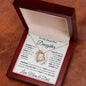 To My Beautiful Daughter | "I Filled It With My Love And Light" Love Mom & Dad | Forever Love Necklace