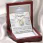 To My Beautiful Daughter | "I Filled It With My Love And Light" Love Mom & Dad | Forever Love Necklace