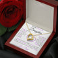 To My Precious Daughter | Forever Love Necklace with Heart Shaped Centerpiece | Love Dad