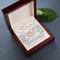 To My Beautiful Soulmate | Solid 10k Gold Everlasting Love Necklace | I Love You Forever and Always