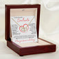 To My Beautiful Soulmate | Solid 10k Gold Everlasting Love Necklace | I Love You Forever and Always