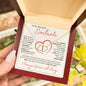 To My Beautiful Soulmate | Solid 10k Gold Everlasting Love Necklace | I Love You Forever and Always