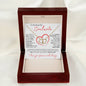 To My Beautiful Soulmate | Solid 10k Gold Everlasting Love Necklace | I Love You Forever and Always