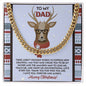 To My Dad | Be My Father | Cuban Link Chain