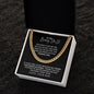 To My Bonus Dad | Thank You | Cuban Link Chain