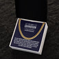 To My Grandson For Graduation | Congratulations | Cuban Link Chain