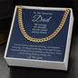 To My Dad | I Love You | Cuban Link Chain