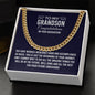 To My Grandson For Graduation | Congratulations | Cuban Link Chain