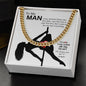 To My Man | Husband | Boyfriend | Lover | Soulmate | Fiancé | Valentine - Cuban Link Chain
