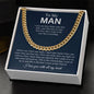 To My MAN | Husband | Lover | Soulmate | Fiancé | Valentine - Cuban Chain