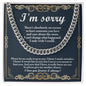 I'm Sorry | Wish I Could | Cuban Link Chain