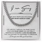 I'm Sorry | Regret | Cuban Link Chain