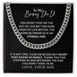 To My Bonus Dad | Thank You | Cuban Link Chain