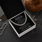 To My Amazing Husband | Cuban Link Necklace