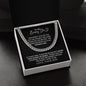 To My Bonus Dad | Thank You | Cuban Link Chain