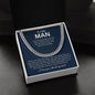 To My MAN | Husband | Lover | Soulmate | Fiancé | Valentine - Cuban Chain