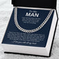 To My MAN | Husband | Lover | Soulmate | Fiancé | Valentine - Cuban Chain