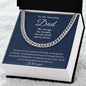 To My Dad | I Love You | Cuban Link Chain
