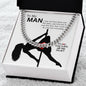To My Man - Clean Version | Husband | Boyfriend | Lover | Soulmate | Fiancé | Valentine - Cuban Link Chain