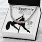 To My Soulmate | Lover | Boyfriend | Fiancé | Valentine - Cuban Link Chain