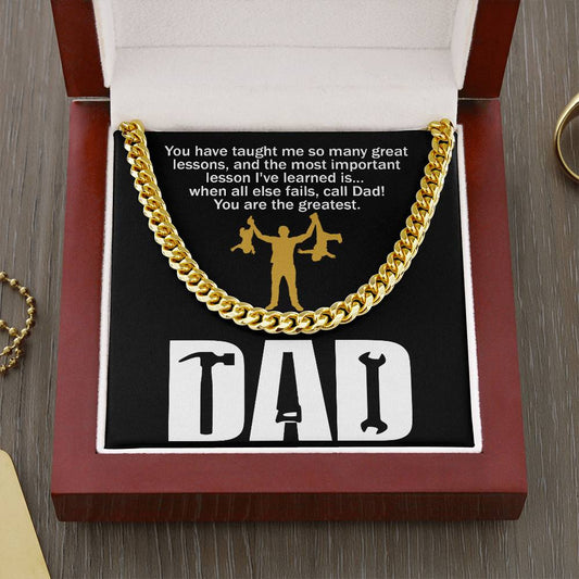 Dad | Call Dad | Cuban Link Chain