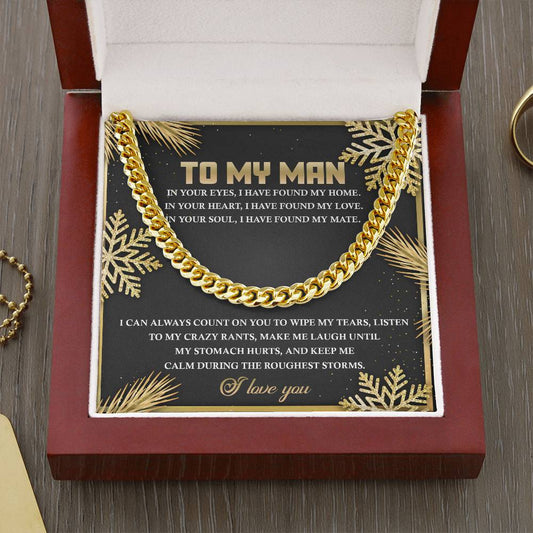 To My Man | Found My Home | Cuban Link Chain