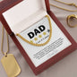 Dad | Five Stars | Cuban Link Chain