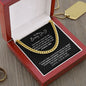 To My Bonus Dad | Thank You | Cuban Link Chain