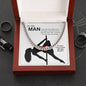 To My Man - Clean Version | Husband | Boyfriend | Lover | Soulmate | Fiancé | Valentine - Cuban Link Chain