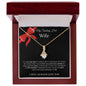 To My Smoking Hot Wife | Love You Always | Alluring Beauty Pendant with Ribbon