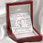 To My Beautiful Soulmate - Alluring Beauty Necklace | "I Just Want to be Your Last Everything"