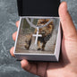 To My Son | This Old Lion Will Always Have Your Back | Love Dad | Personalized Cross Necklace