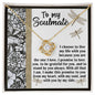 To My Soulmate | I Make This Promise | Love Knot Necklace